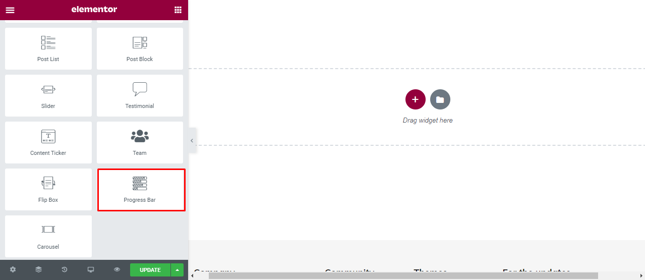 Progress Bar Widget – Documentation
